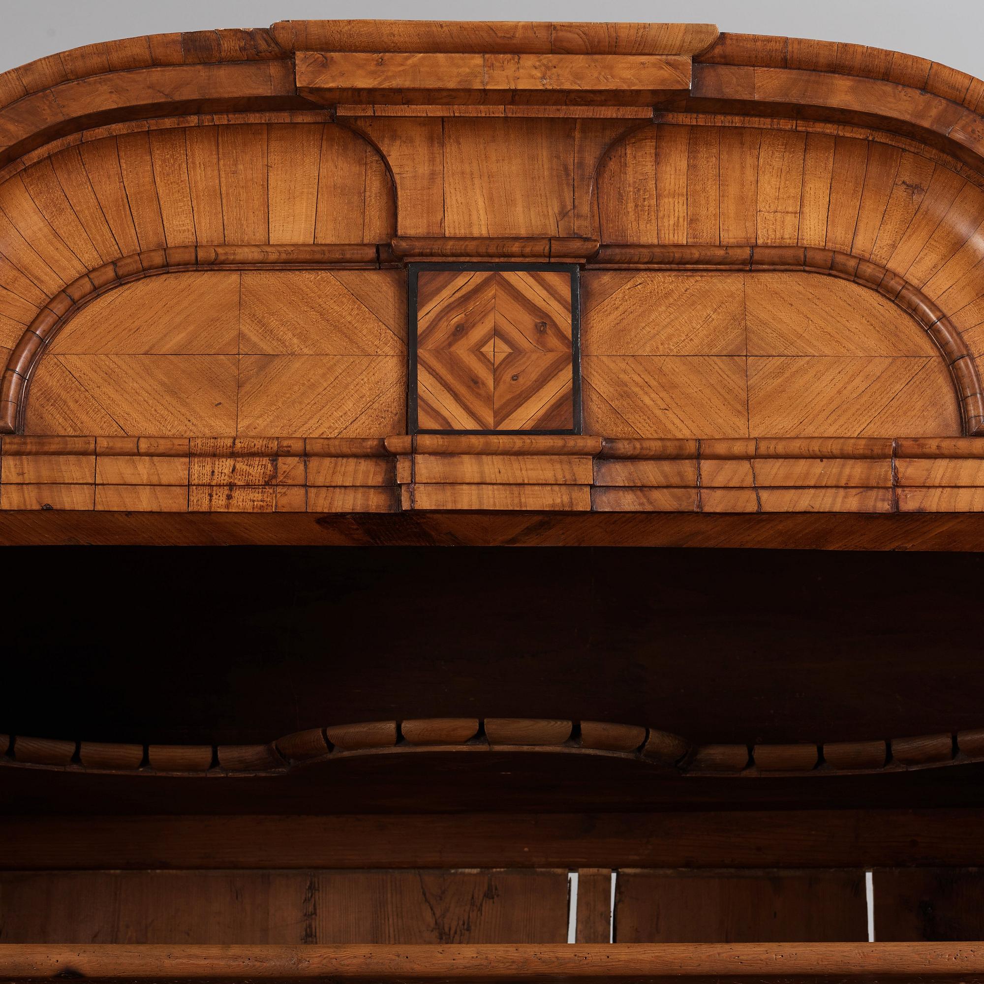 A Swedis Rococo 18th century cupboard.