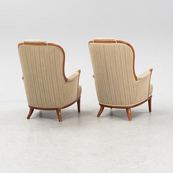 Carl Malmsten, fåtöljer ett par "Vår fru", OH Sjögren, 1900-talets andra hälft.