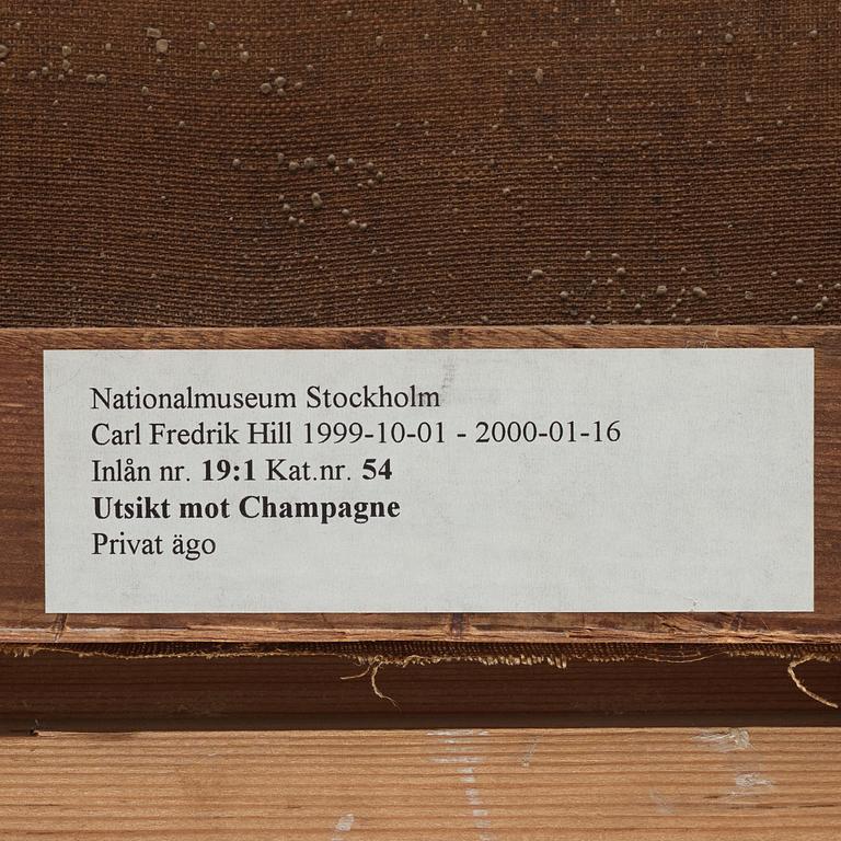 Carl Fredrik Hill, "Utsikt mot Champagne".