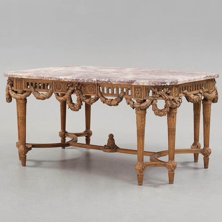 A Louis XVI free-standing table, 18th/19th century.