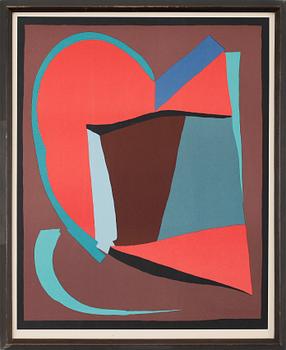 Richard Mortensen · RICHARD MORTENSEN, färgseriegrafi.