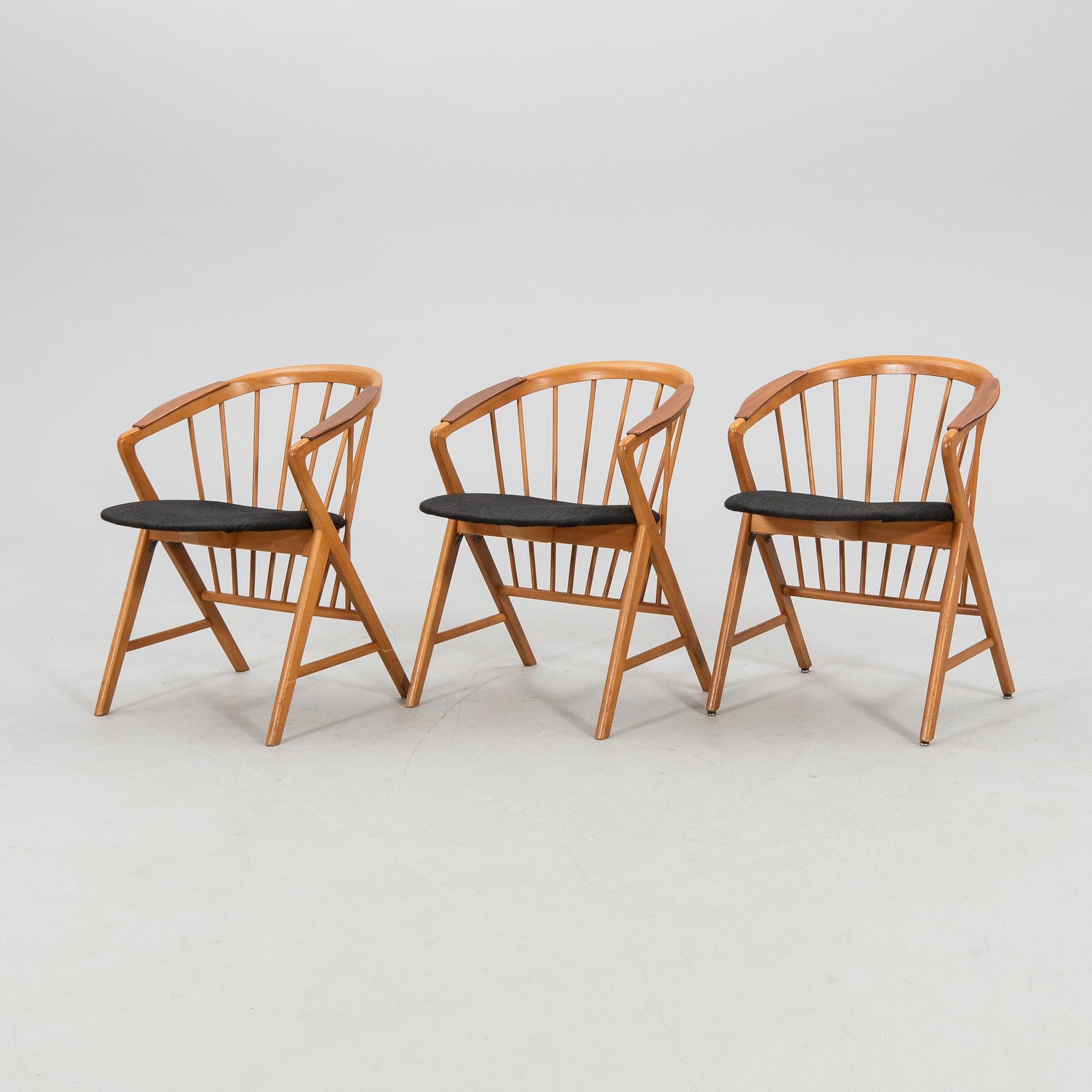 Bengt Ruda, stolar 3 st "Sierra" IKEA 1960/70-tal.