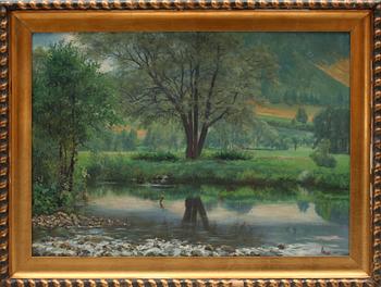 EUGEN QUAGLIO, olja på duk. Sign o dat -20.