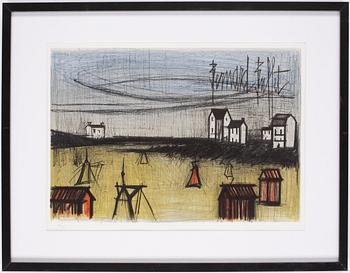 Bernard Buffet · BERNARD BUFFET, färglitografi, signerad i trycket. numr 18/100.