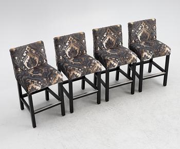 Four "Cosmo" bar chairs, Slettvoll.