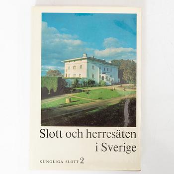 Books, 'Svenska slott och herresäten', 18 volumes, Allhems Förlag, Malmö, 1966-1971.