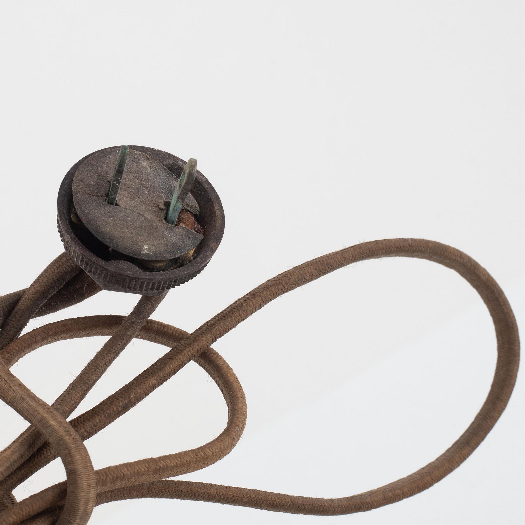 Lurelle Guild, a 'The Colonel' table lamp, Chase, USA, 1930's.