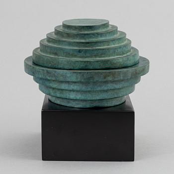 Bo Andersson, skulptur, signerad. Total höjd 12 cm (inkl bas).