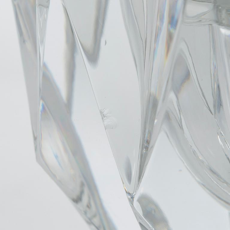 Aimo Okkolin, skål, "Näckros", signerad Aimo Okkolin, Riihimäen Lasi Oy.