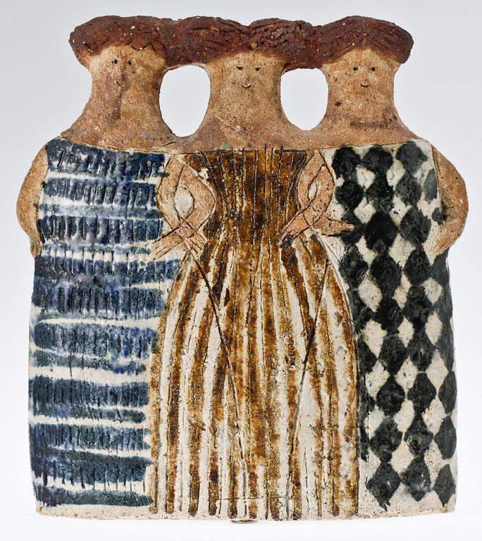 FIGURIN, keramik, Lisa Larson Gustavsberg. Sign o otydl dat.