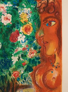 Marc Chagall Efter, "Femme au bouquet", ur: "Nice et la Côte d'Azur".
