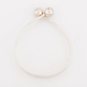 Hans Hansen, silver bangle, Denmark.