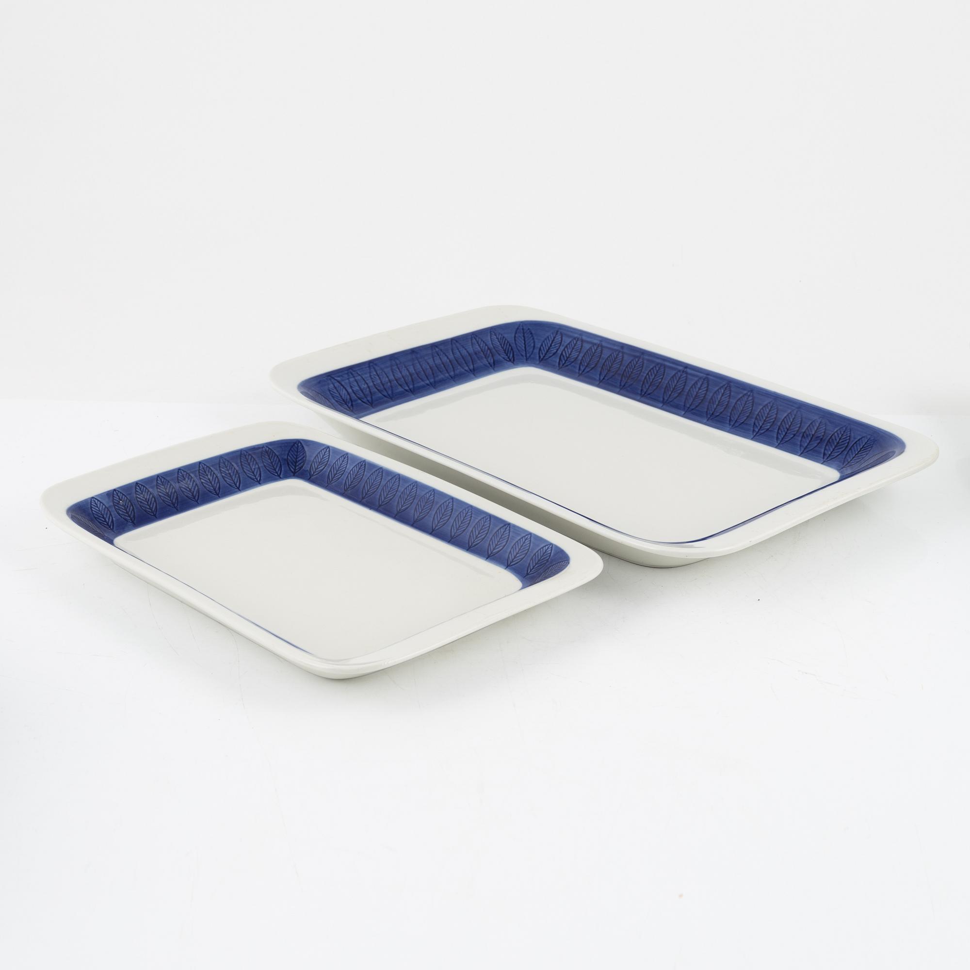 Hertha Bengtson, a 52-piece 'Koka Blå' dinner service, Rörstrand, Sweden.