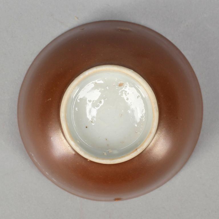 KOPP OCH FAT, porslin, Qianlong (1736-95).