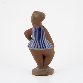 Lisa Larson, figurine, stoneware, "Dora", from the series "ABC Girls", Gustavsberg.