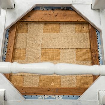 A pair of Gustavian chairs, late 18th century.