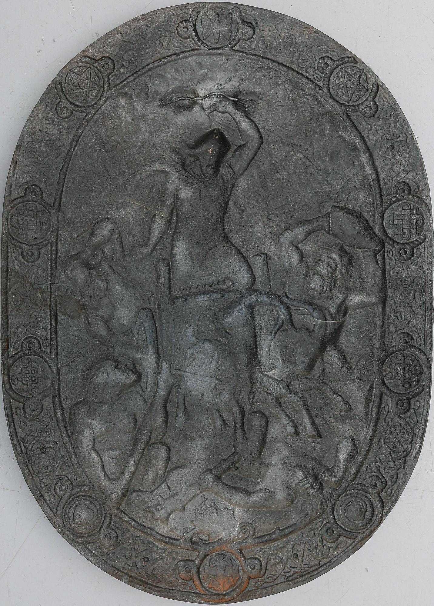 SKÖLD, gjutjärn, Brevens bruk, 1900-talets första hälft.