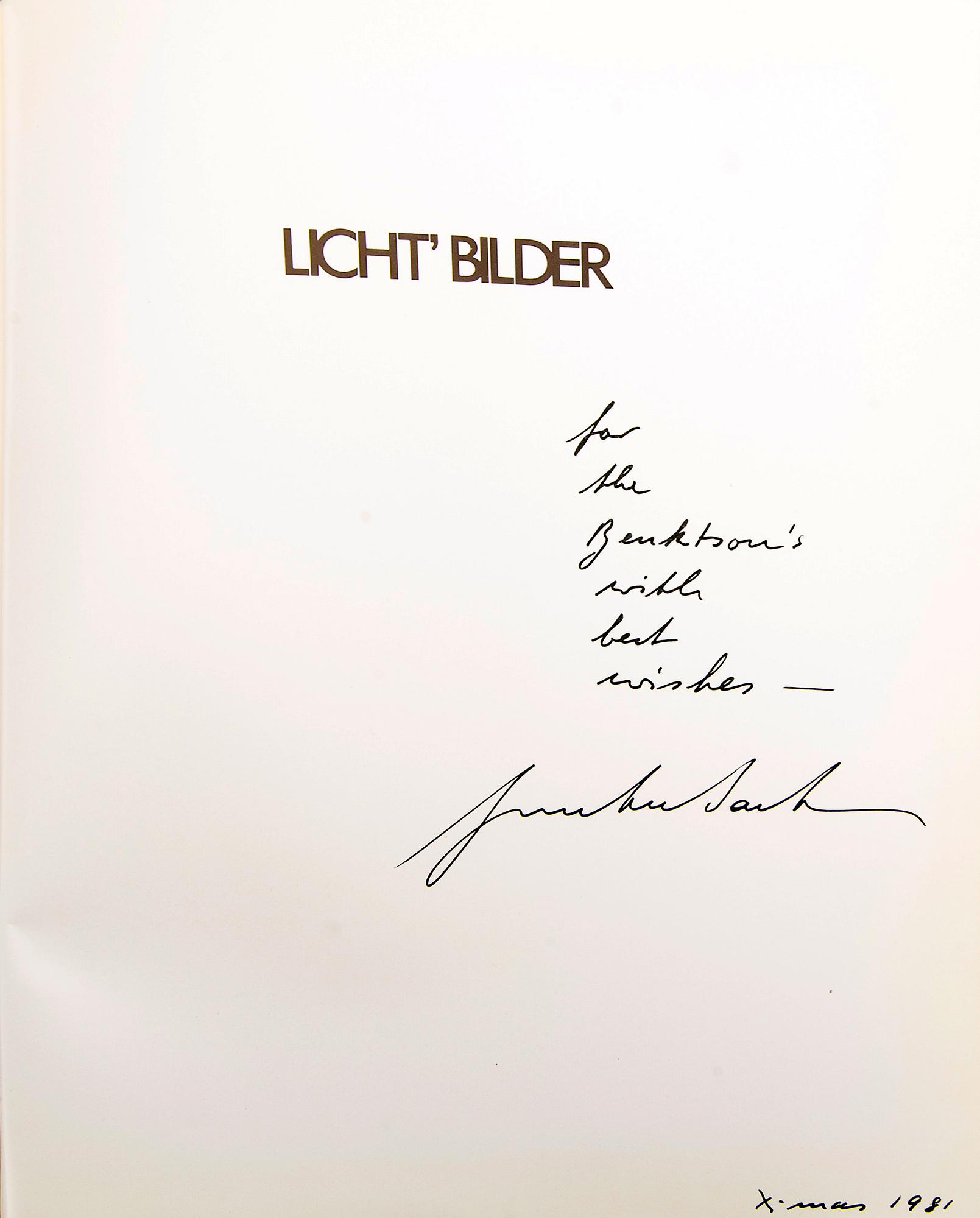 FOTOBÖCKER, 7 st, Gunter Sachs och en Alexander Sachs, 5 st med signering och dedikation.