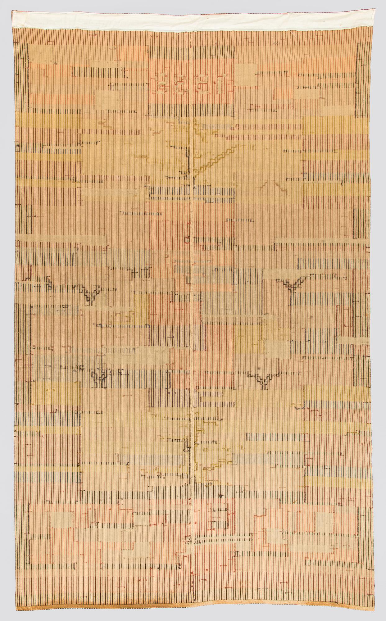 Laila Karttunen, rana / bänkrana, modell för Neovius. Ca 240 x 135 cm.