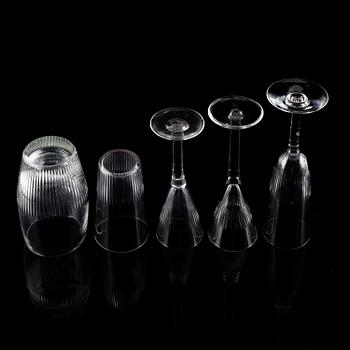 A 159 pcs 'Juno' glass service from Kosta.