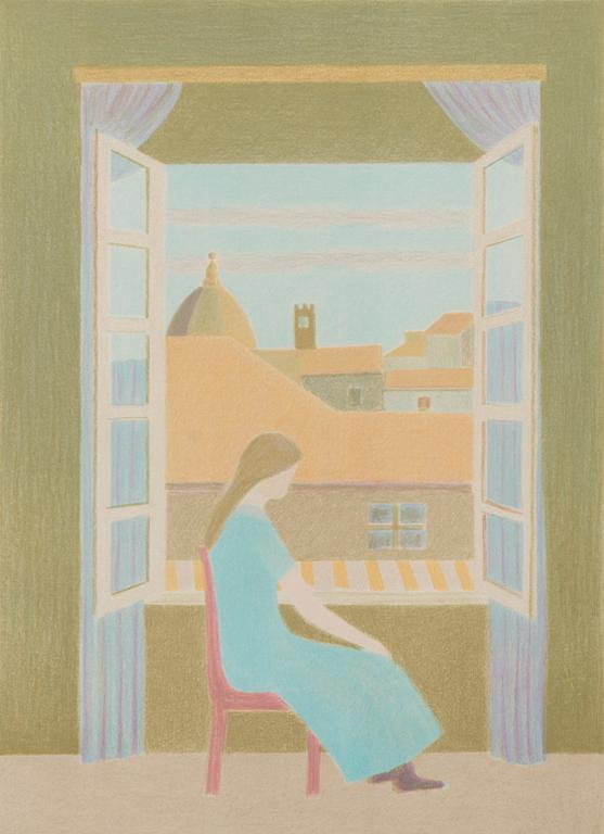 VEIKKO VIONOJA, lithograph, signed and dated -95, numbered 25/100.