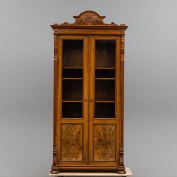 BOKSKÅP, sent 1800-tal.