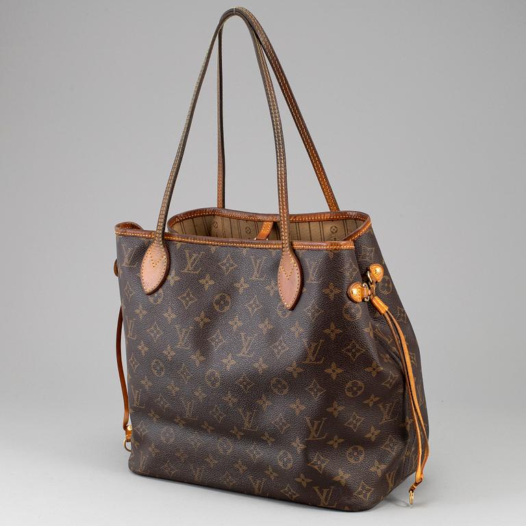 LOUIS VUITTON, a 'Neverfull MM' monogram canvas bag.