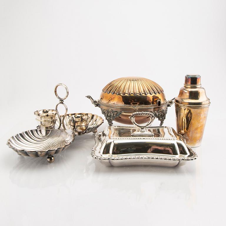 A set of four epns serving dishes first half of the 20th century.