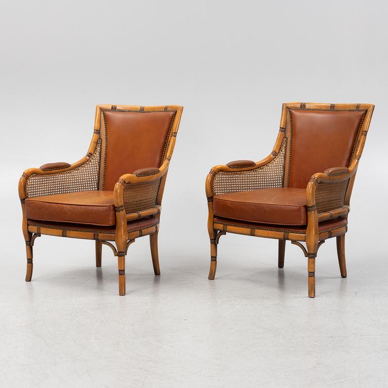 Chairs, a pair, second half of the 20th century.