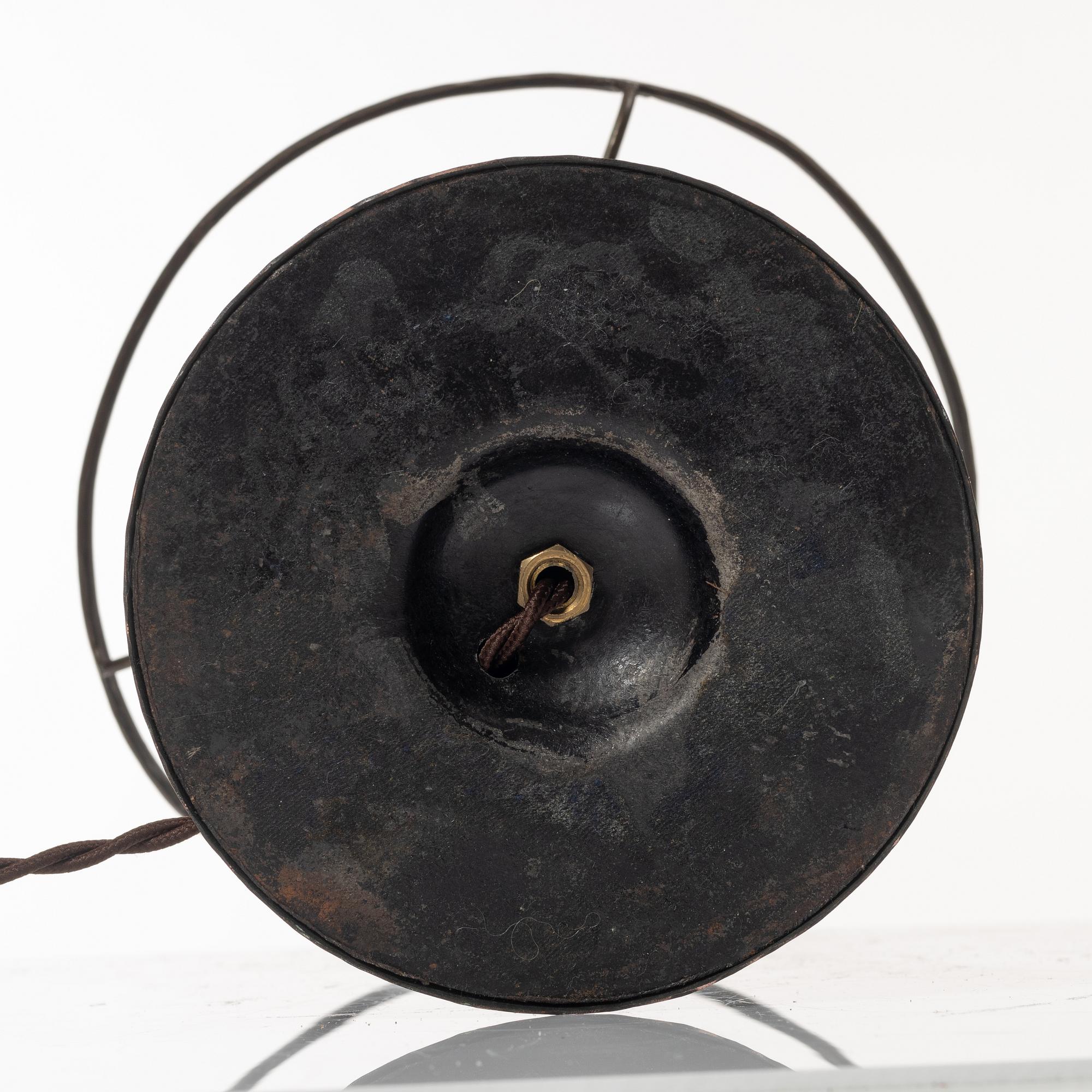 Harald Notini, a table lamp model "6834", Arvid Böhlmarks Lampfabrik, Stockholm, 1920s.