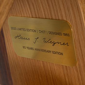 Hans J. Wegner, a model CH07 armchair, "Shell Chair" anniversary edition, Carl Hansen & Søn,  2023.