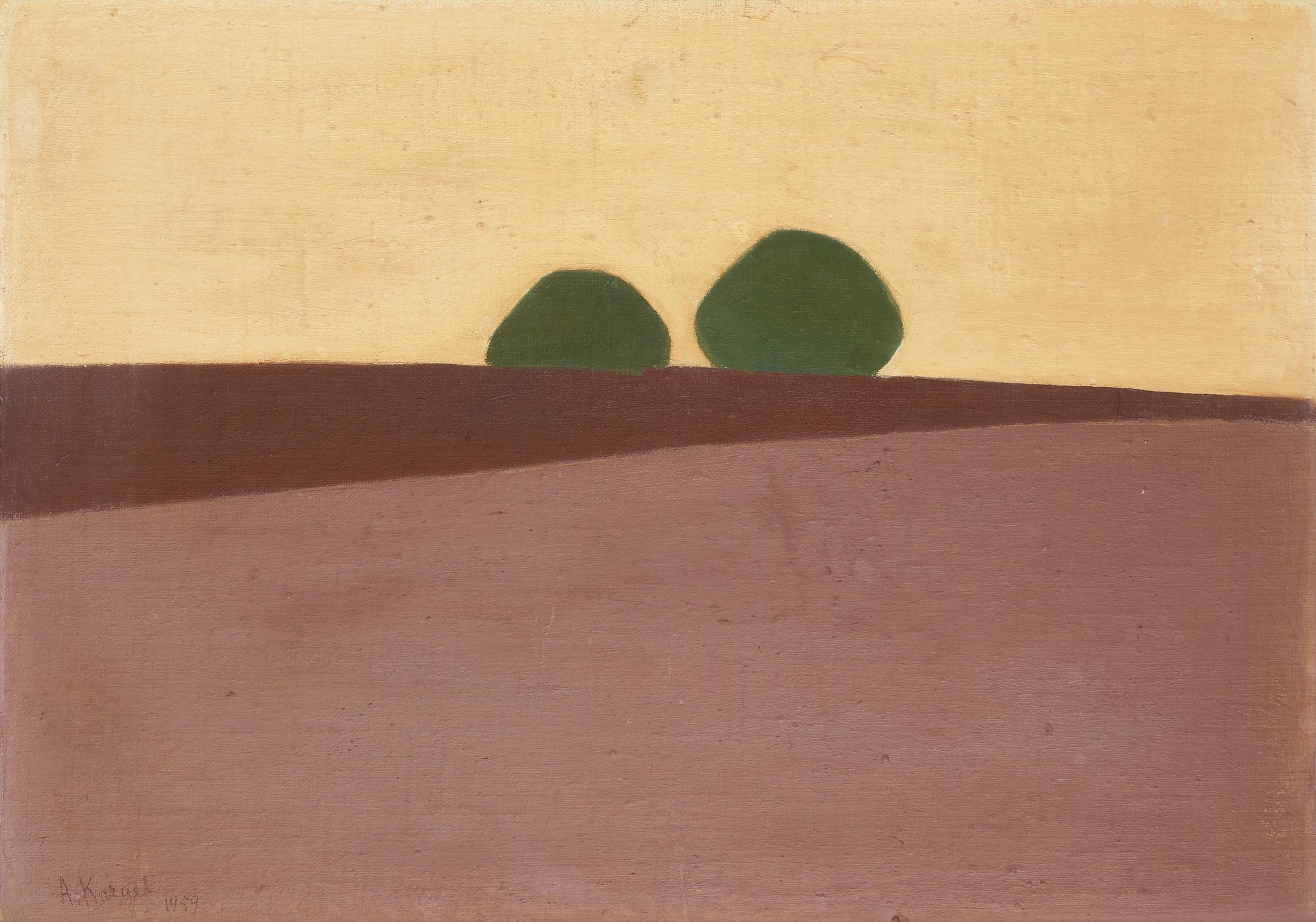 Axel Kargel, "Åkertegar" (Fields).