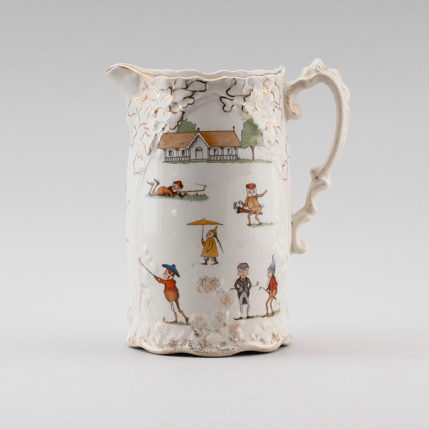 TILLBRINGARE, porslin, möjligen England, omkring år 1900.