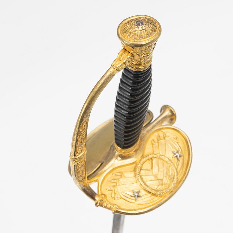 French sword, 19th century, for an officer.