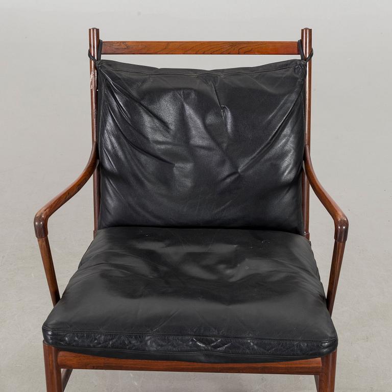 An Ole Wanscher 'Colonial Chair, PJ 149' by Poul Jeppesen, Denmark. Cites certificate.