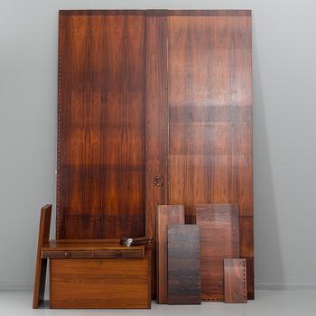 POUL CADOVIUS, a 1960's Danish palisander shelving system.