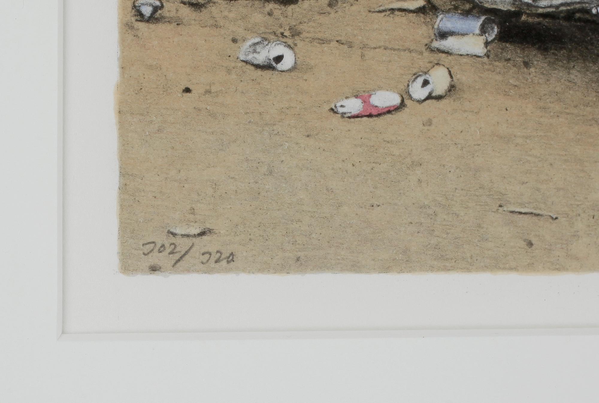 JOHN ERIK FRANZÉN, färglitografi, signerad JEF, numrerad 302/320.