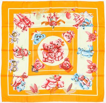 Hermès, scarf, "Confidents Des Coeurs".
