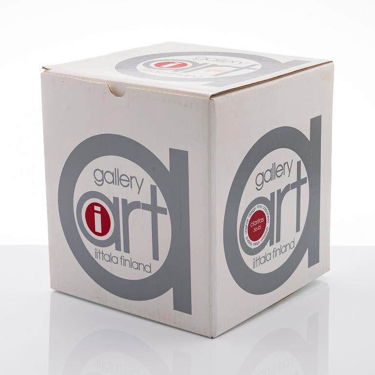 TIMO SARPANEVA,  lasiveistos, "Claritas", signeerattu Timo Sarpaneva, Iittala 1984C 1862.