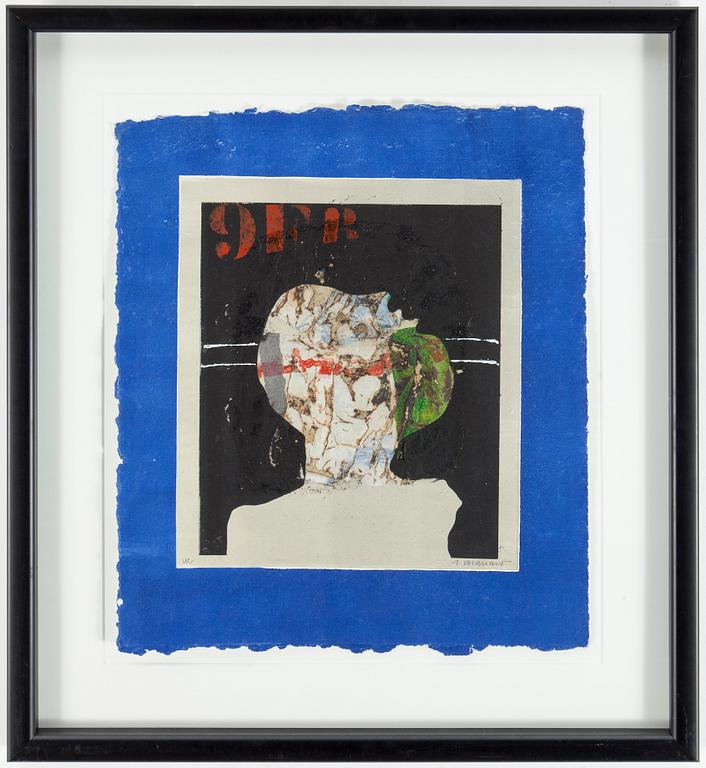 A James Coignard color etching with carborundum.