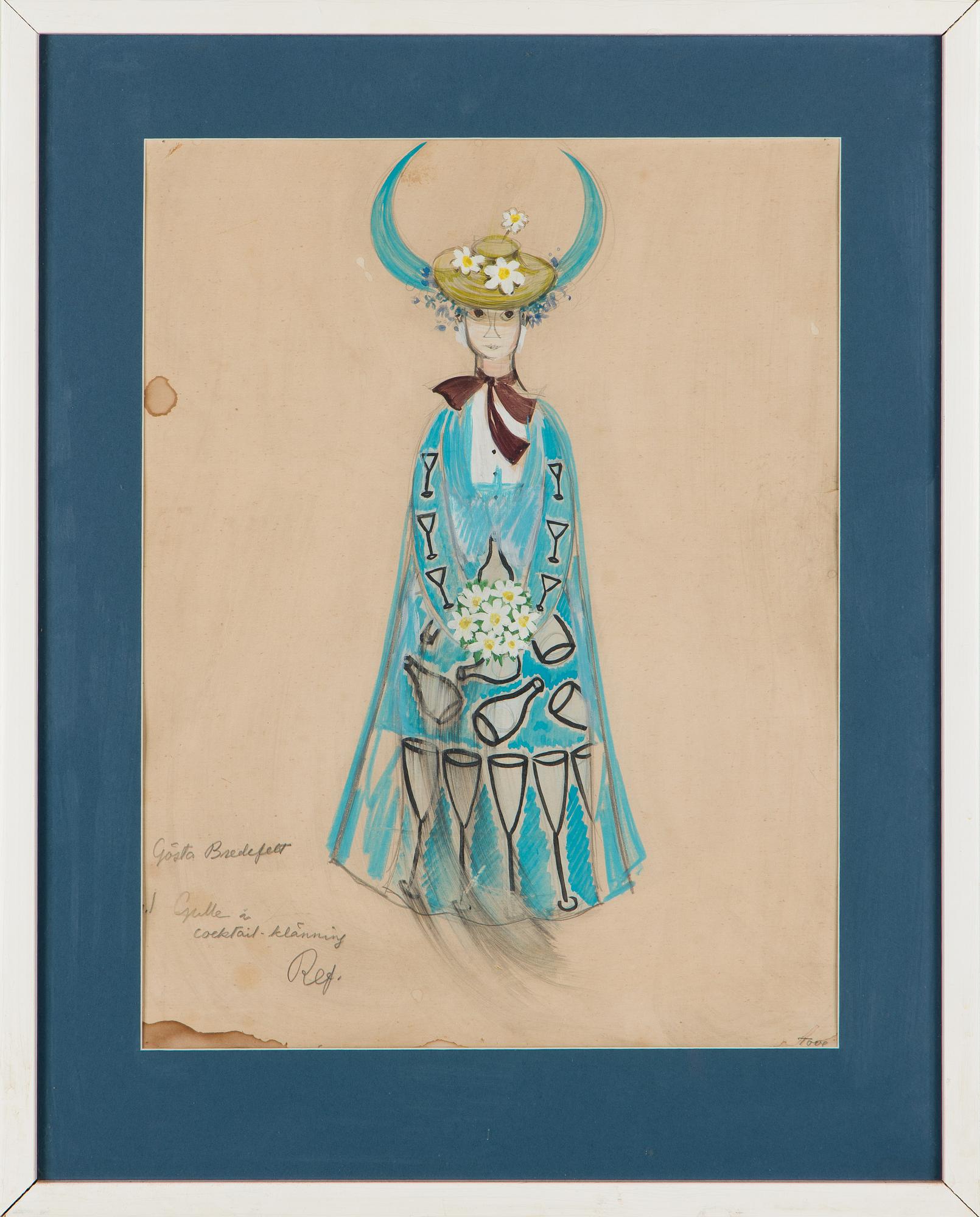 Tove Jansson, "Gulle i cocktail-klänning".