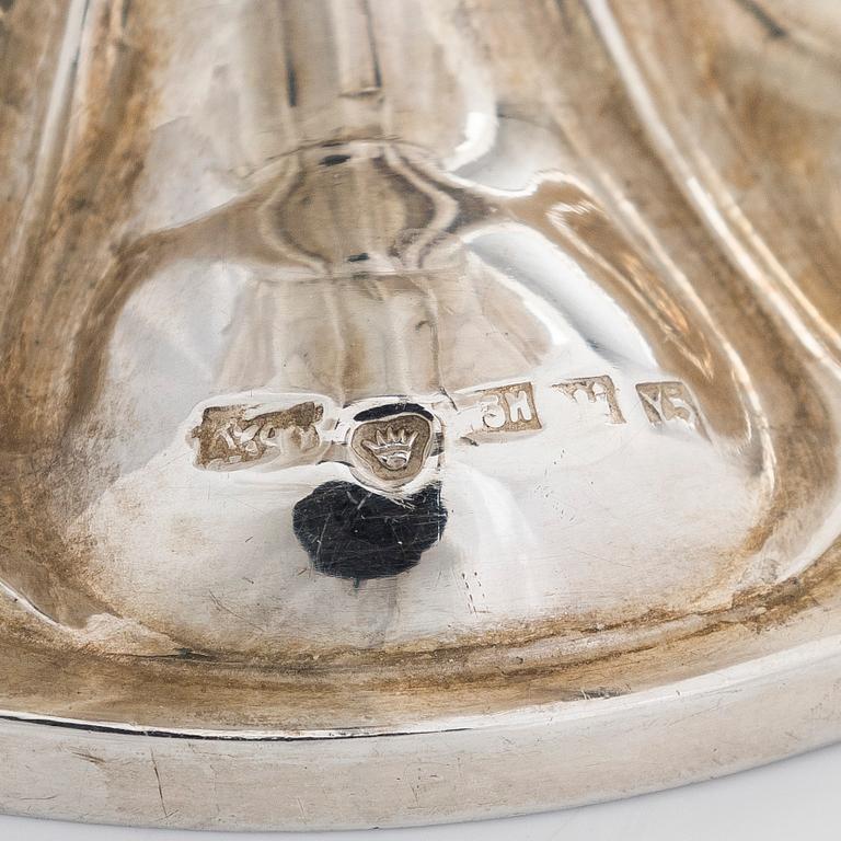 Kaffeservis, 3 delar, silver, Kultakeskus, Tavastehus 1928.