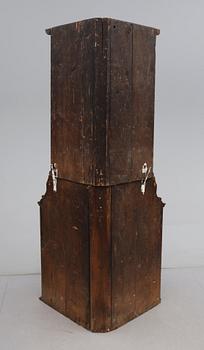 HÖRNSKÅP, allmoge, 1700-/1800-tal.