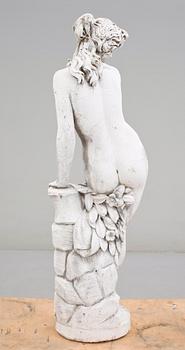 TRÄDGÅRDSSKULPTUR, gjuten stenmassa, 1900-talets andra hälft.