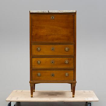 SEKRETÄR. Sengustaviansk, omkring 1800.