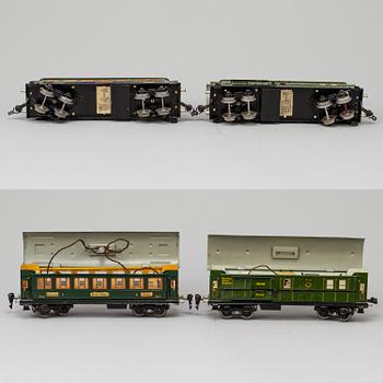 a set of 8 Märklin parts 1930's.