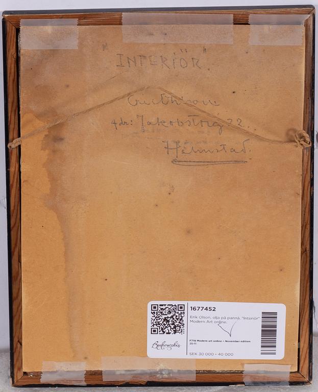 Erik Olson, "Interiör".