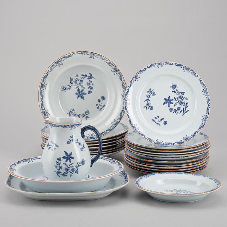 SERVISDELAR, 24 st, "Ostindia", Rörstrand, 1900/2000-tal.