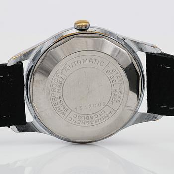 ARMBANDSUR, stål, Lagonda All Calendar Automatic  25 jewels Incabloc.