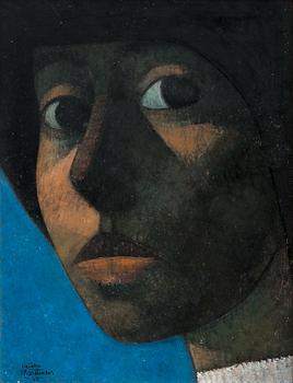 Veikko Marttinen, A FACE ON BLUE.